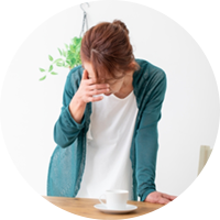 更年期障害の女性